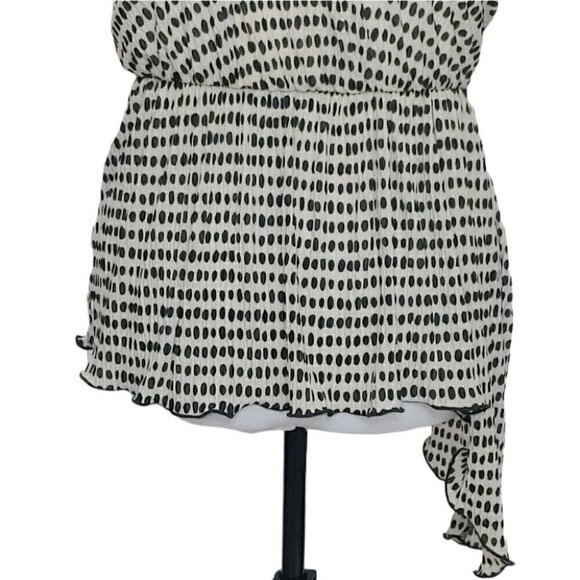 NWT ZARA Polka dot elastic waist asymmetrical hem camisole - Picture 6 of 15